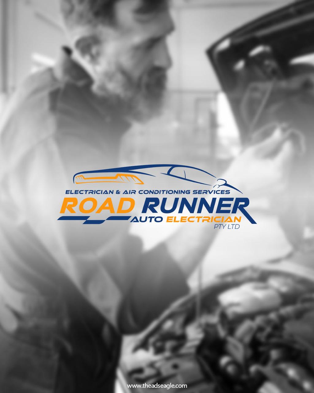 Road Runner Auto Electrician branding design by The Ads Eagle