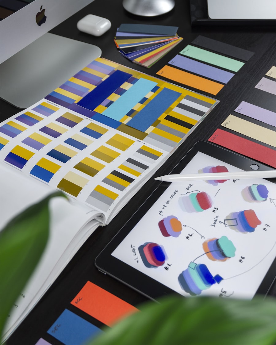 Color palettes — graphic design